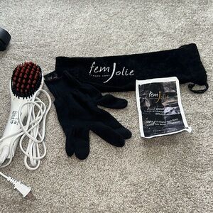 femJolie Ceramic Hair Straightening Brush
